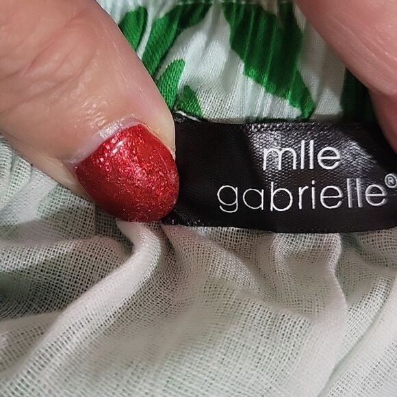 Mlle Gabrielle Tropical Skirt. Can Also Be Worn As A Strapless Dress. Size S - Picture 3 of 5